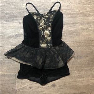 Black and Tan dance costume